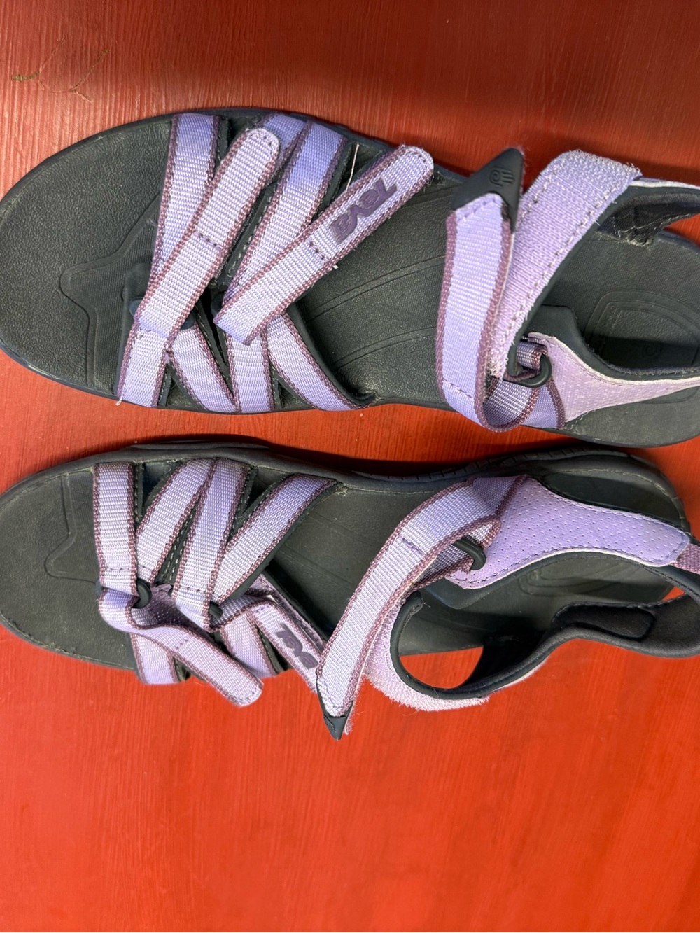 Teva Lavender Strappy Sport Sandals